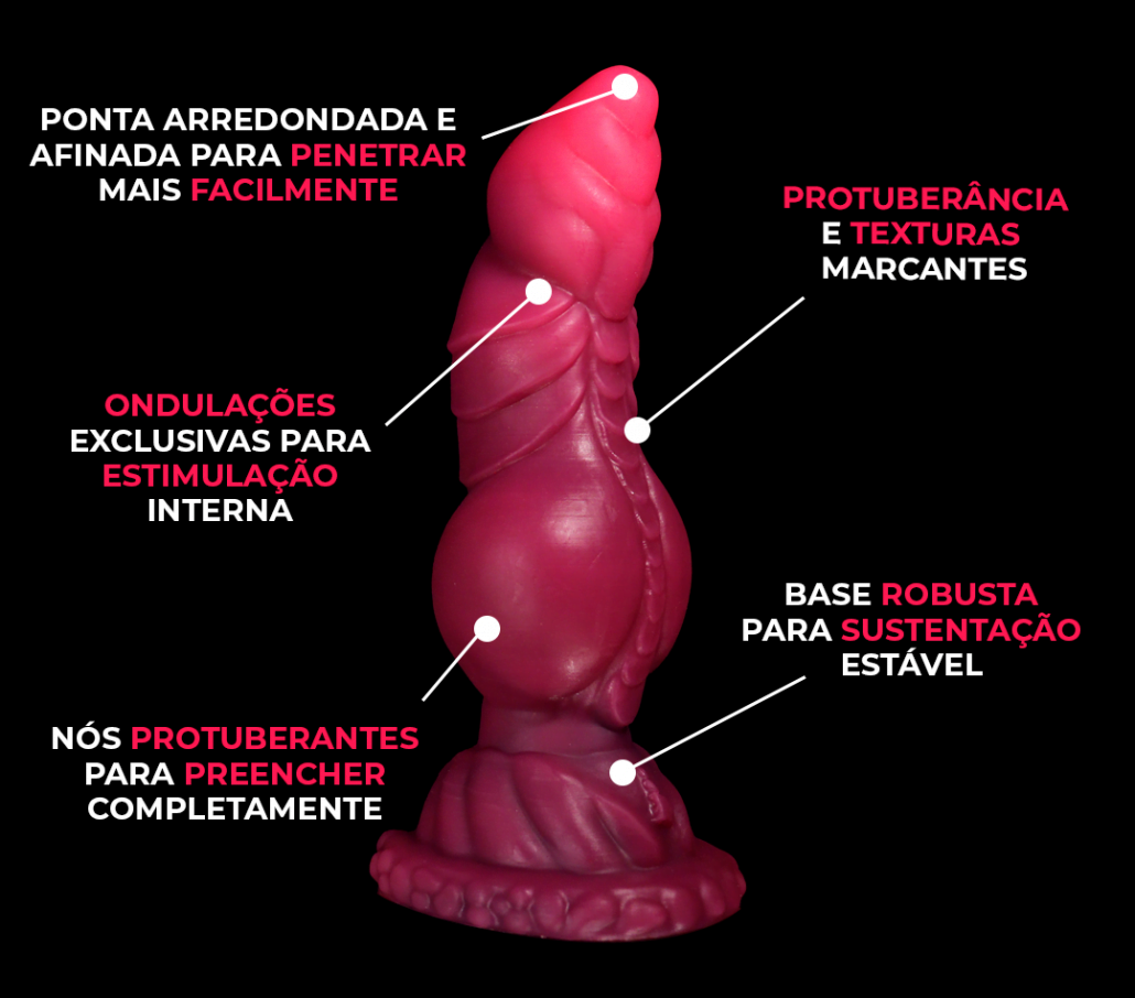 Benefícios do dildo Reaper da Monster D