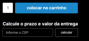 cep e carrinho