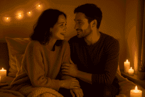 Zonas Erógenas: Entenda Tudo Sobre Elas casal conversando envolto em ambiente confortavel