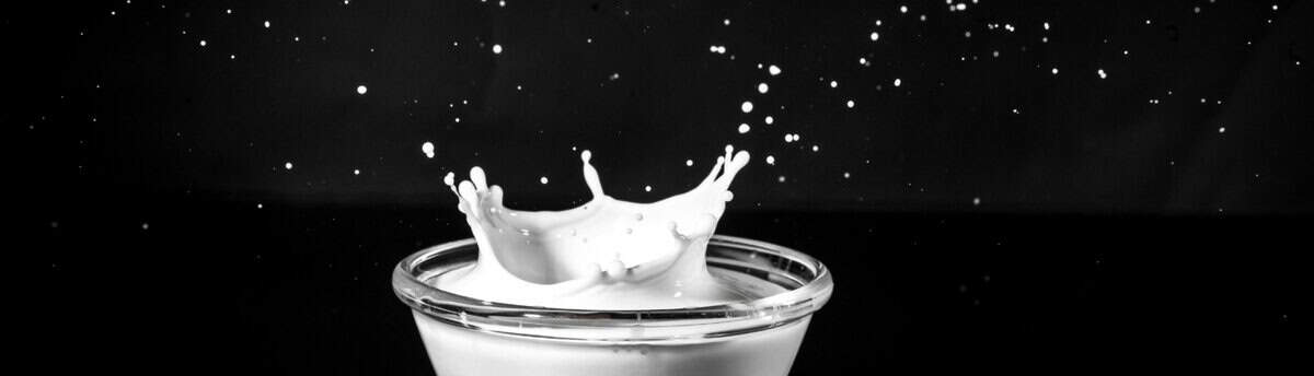 leite representando orgasmo masculino