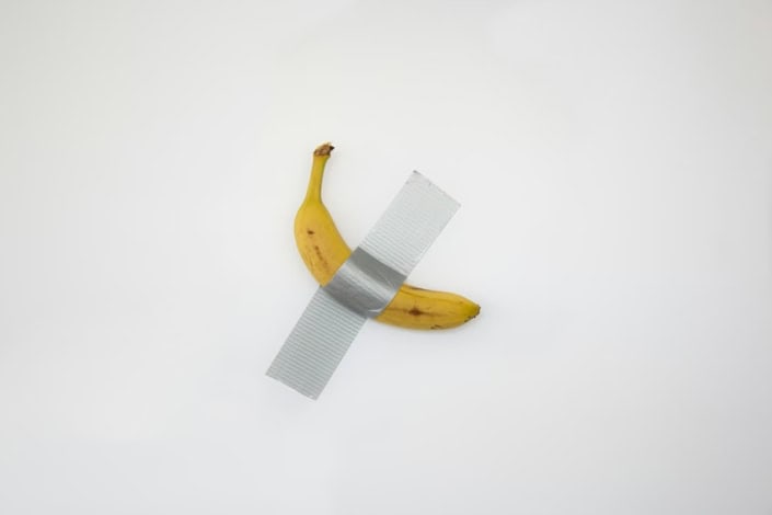banana representando homem brochar